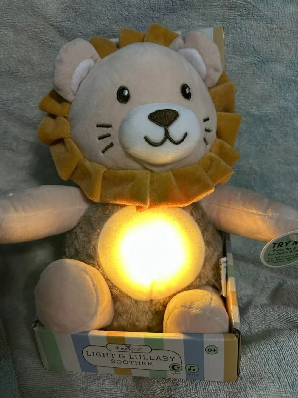 DreamGro Light & Lullaby Soother LuLu Lion NWT